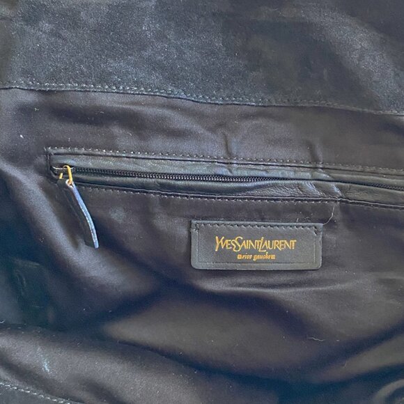 Yves Saint Laurent Downtown Tote Patent Leather Top Handle Bag - Picture 5 of 9